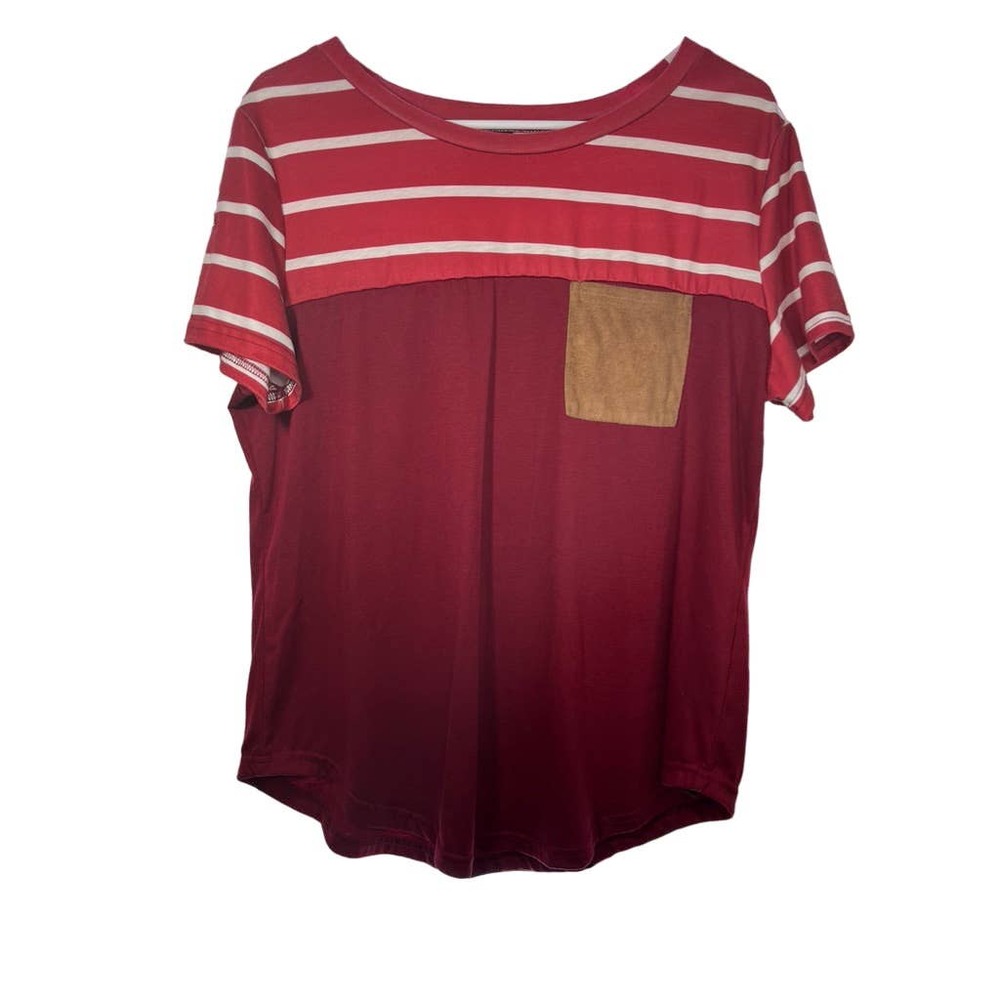 SHEIN Shirt XL Red‎ NWT